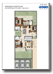 GROUND FLOOR PLAN 350 SQYDS (BUILT-UP AREA = 1803 SQ.FT.)